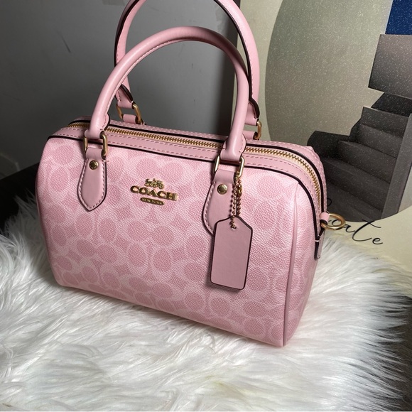 Coach Blush Pink Satchel - Picture 2 of 5